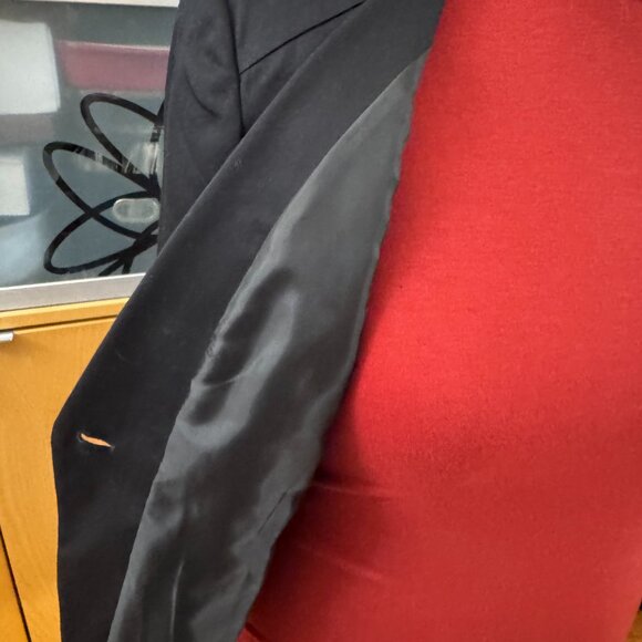 NWT Womens Halogen Black One Button Jacket Blazer XL - Picture 6 of 6